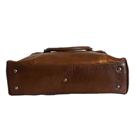 NWT Ashwood Leather, Genuine Leather A4 Large‎ Brown Workbag - Picture 4 of 7